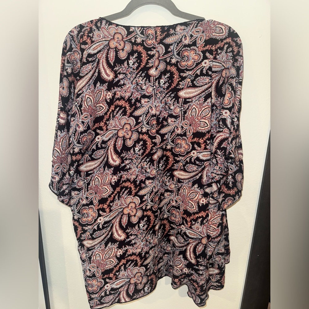 Floral Paisley Kimono Top